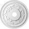 Ekena Millwork Baltimore PVC Medallion (Canopies up to 7 3/4"), 22"OD x 3 1/2"ID x 1"P, Metallic Rustic Mist CMP22BAERU - alternate 2